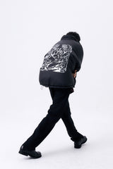 FOIL REVERSIBLE PADDING JACKET / BLACK