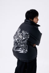 FOIL REVERSIBLE PADDING JACKET / BLACK