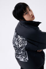 FOIL REVERSIBLE PADDING JACKET / BLACK