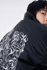 FOIL REVERSIBLE PADDING JACKET / BLACK