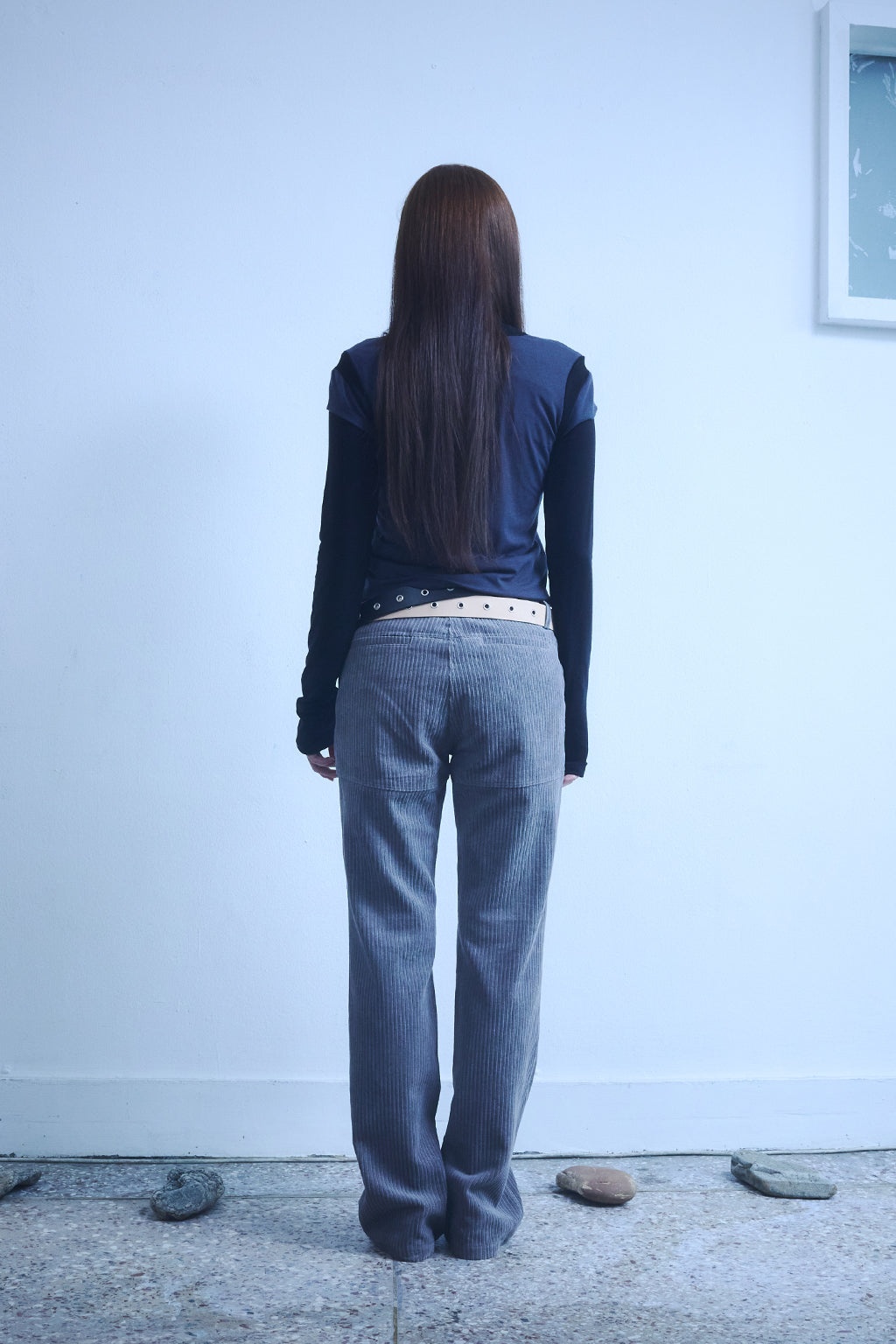 CORDUROY BOOTCUT / BROWN GRAY