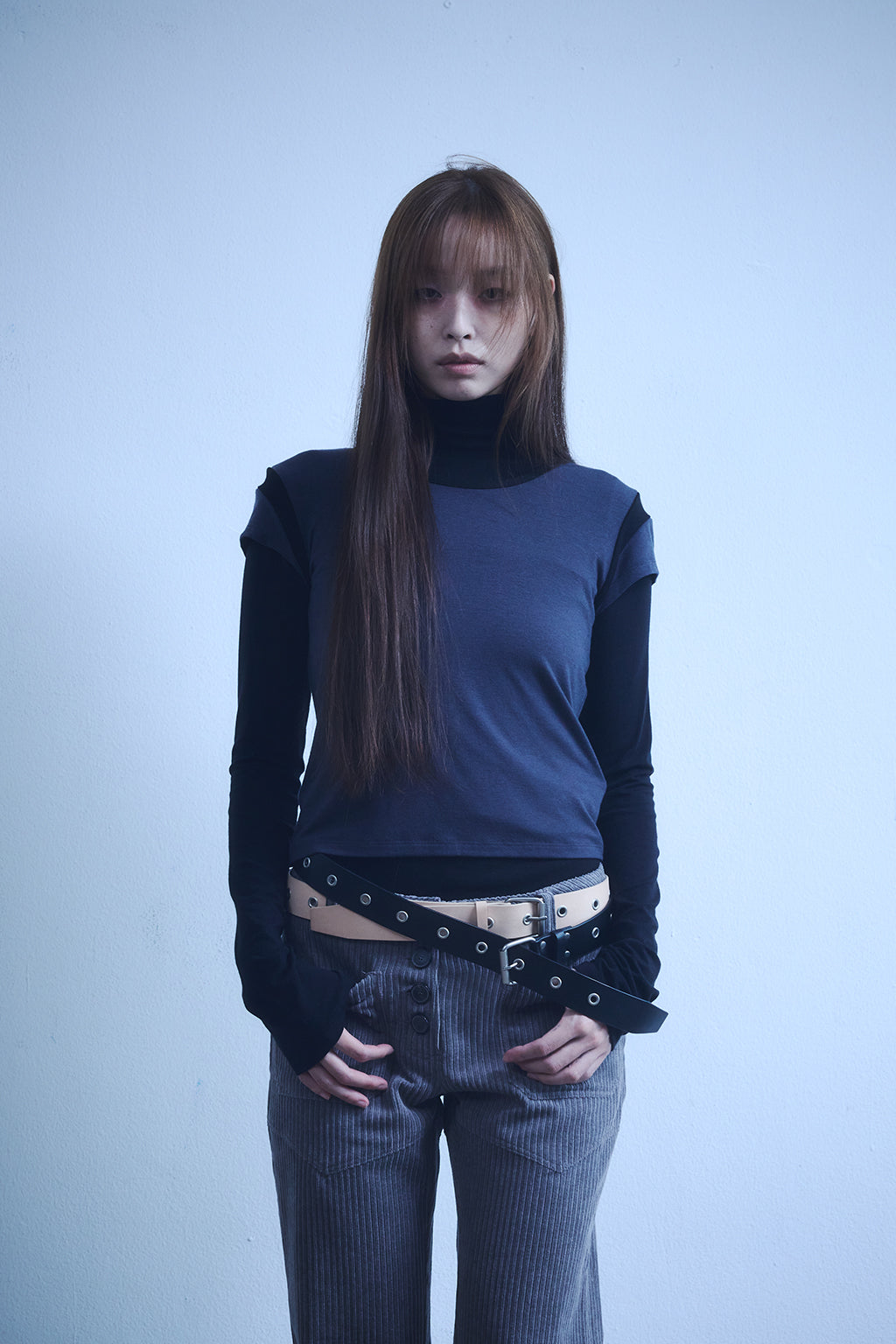CORDUROY BOOTCUT / BROWN GRAY