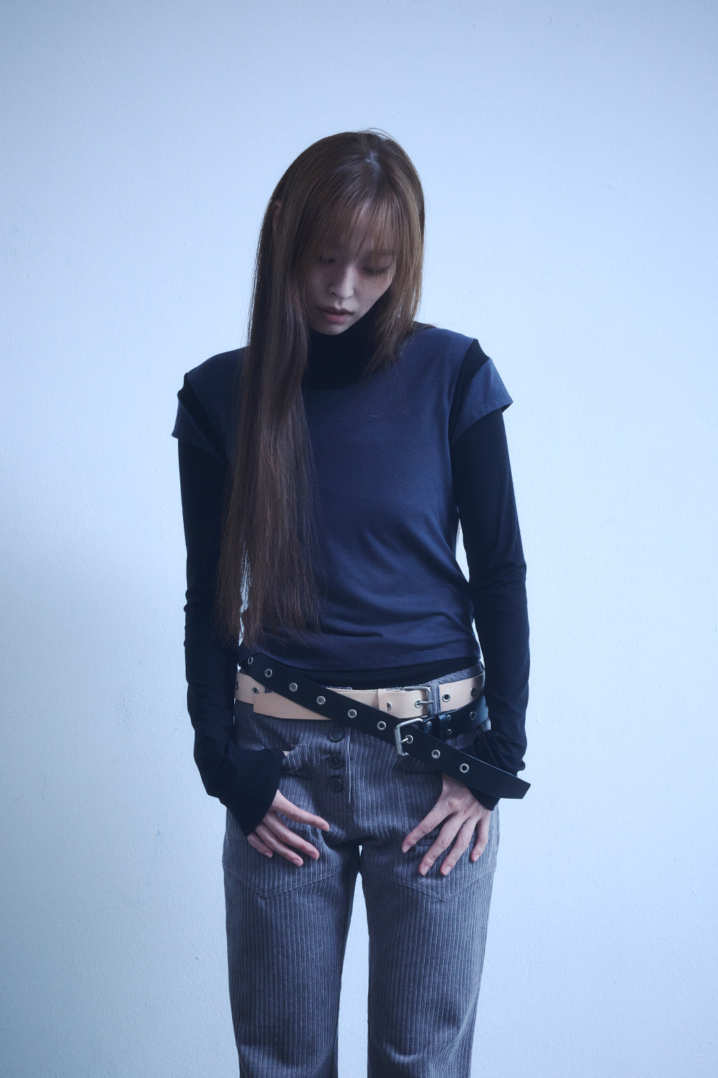 CORDUROY BOOTCUT / BROWN GRAY