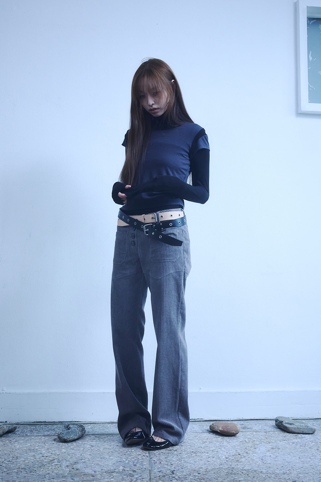 CORDUROY BOOTCUT / BROWN GRAY
