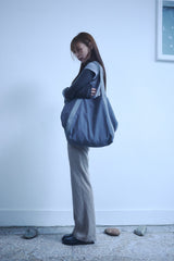 TWILL TOTE BAG / GRAY