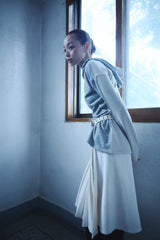 SIDE SLIT HOODIE / GRAY