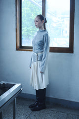 SIDE SLIT HOODIE / GRAY