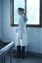 SIDE SLIT HOODIE / GRAY