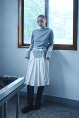 SIDE SLIT HOODIE / GRAY
