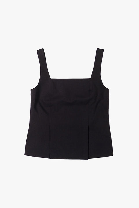 BACK STRAPS TOP / BLACK