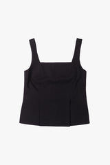 BACK STRAPS TOP / BLACK