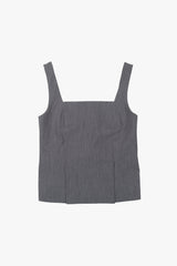 BACK STRAPS TOP / GRAY