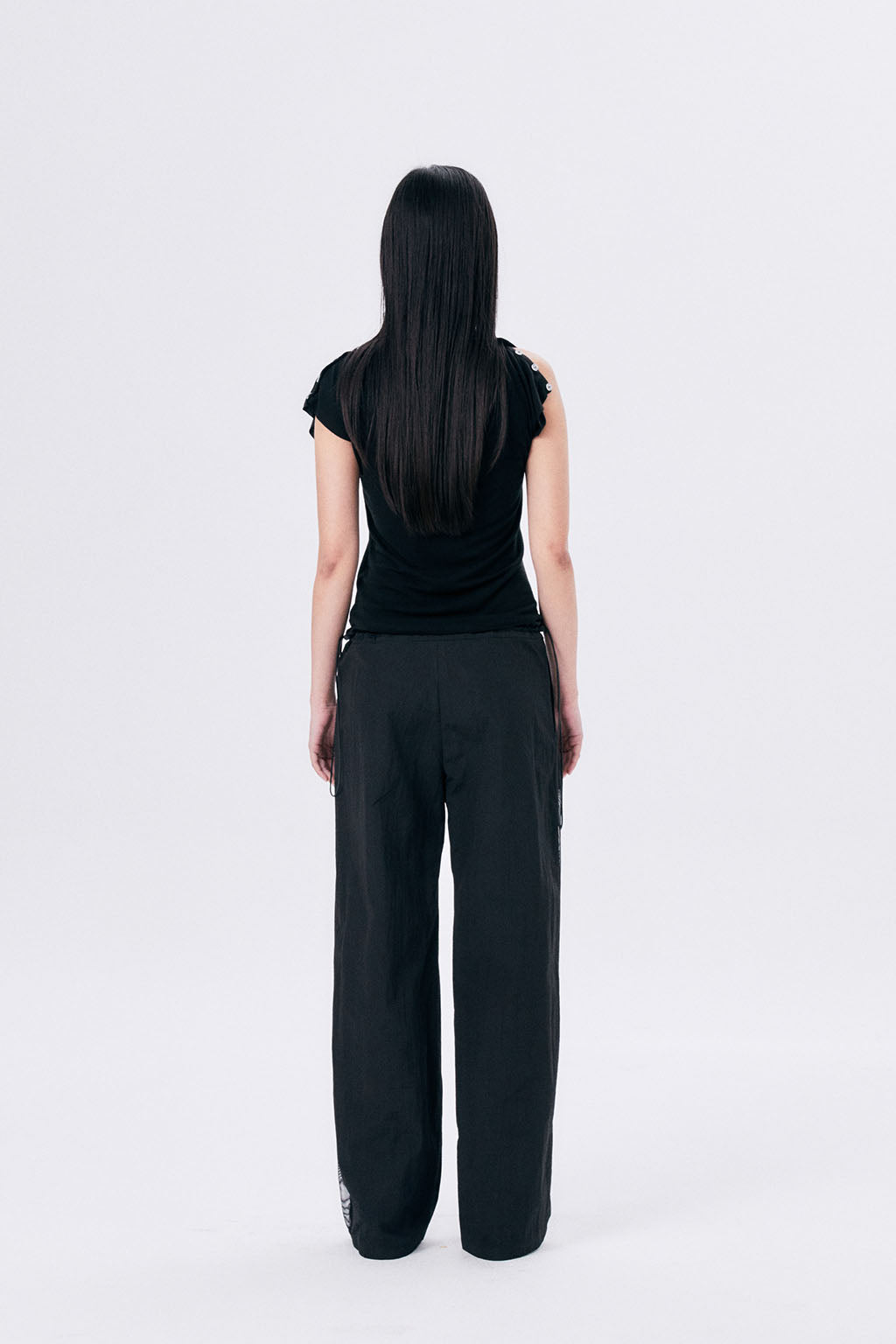 COWL SLEEVELESS 2 / BLACK