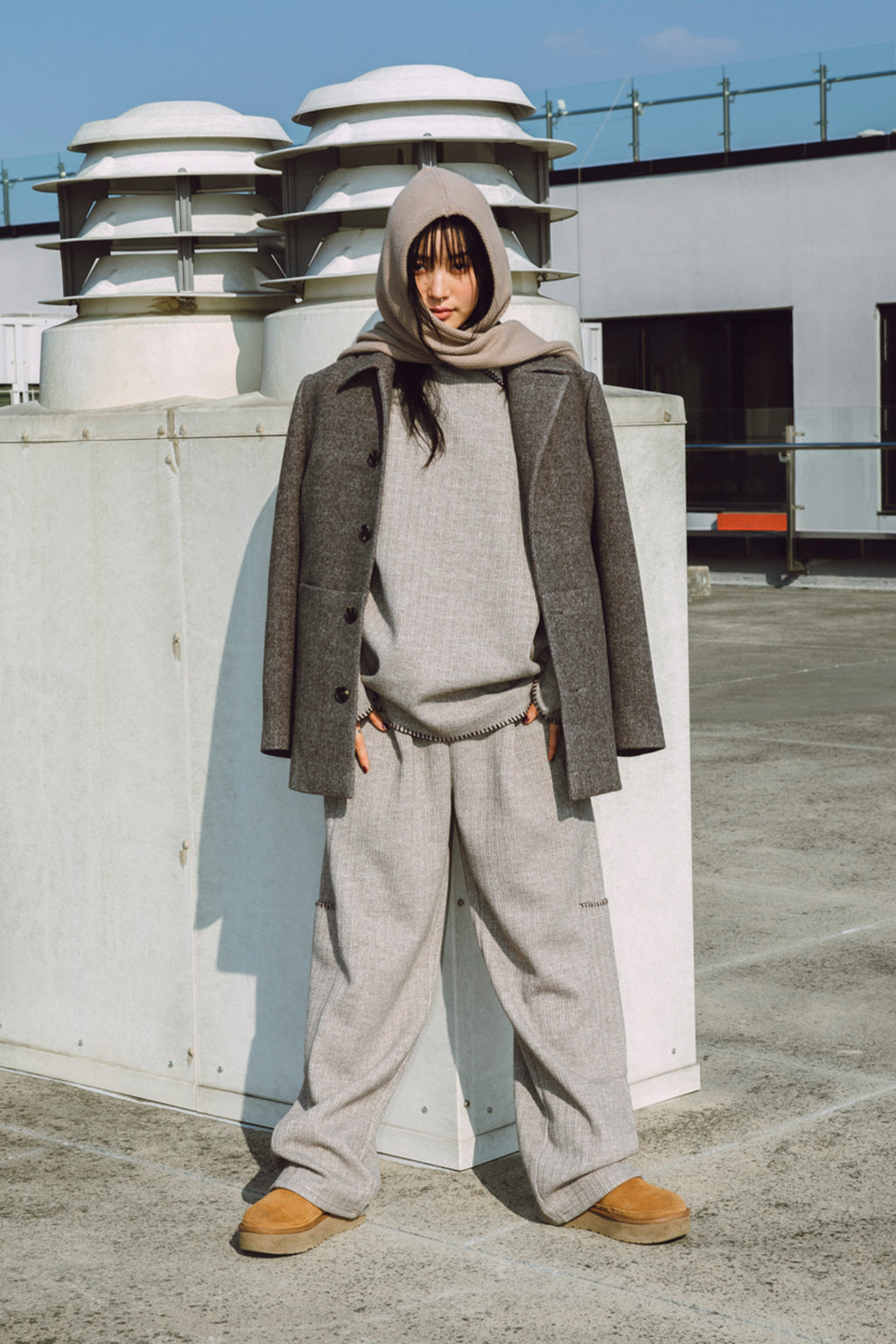 MELLOW KNIT PANTS / BROWN