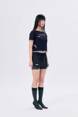 MESH SPORTS TEE / NAVY