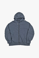 PIGMENT ZIP HOODIE / ASH BLUE