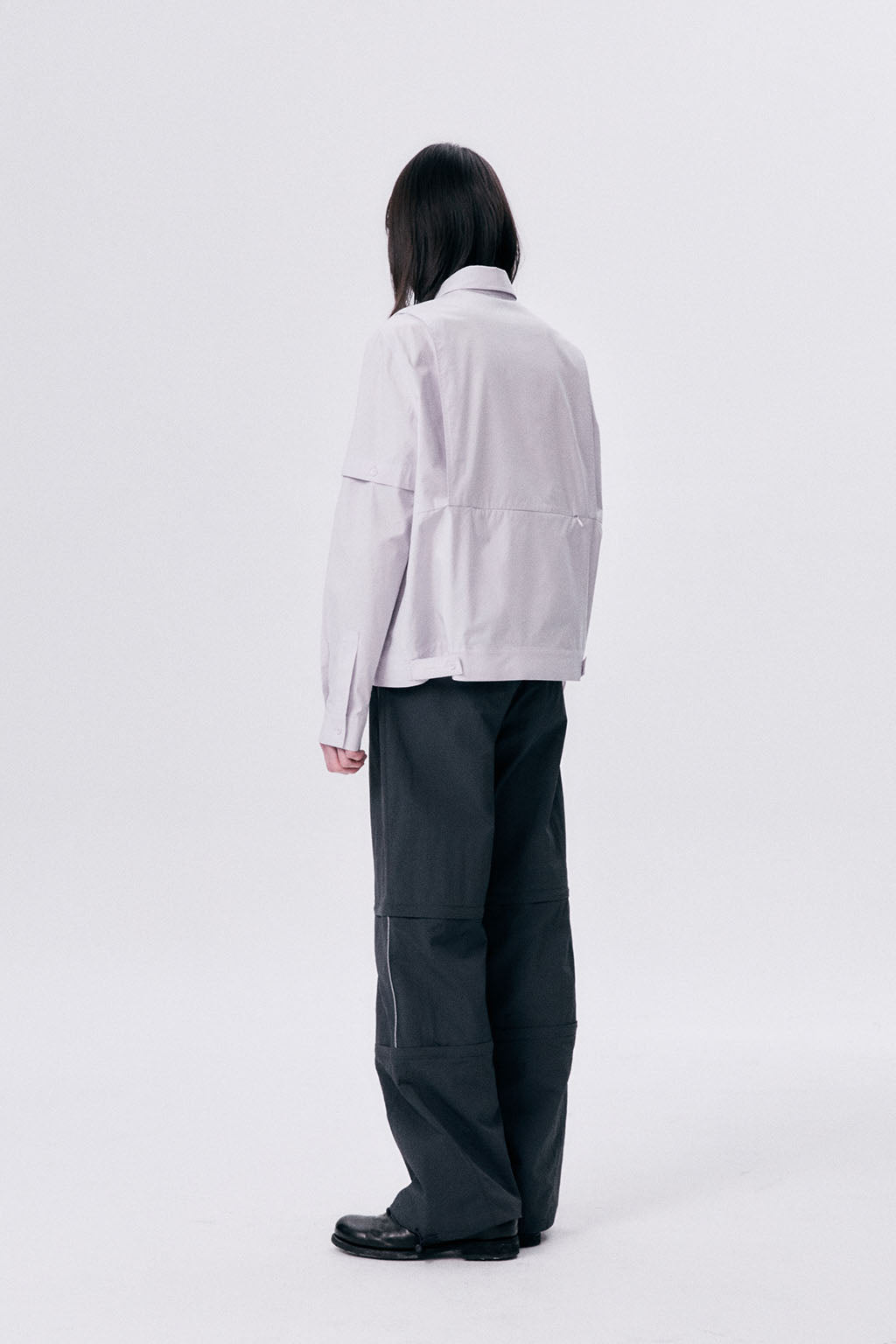 REFLECTED 3 PARTS PANTS / DARK GRAY