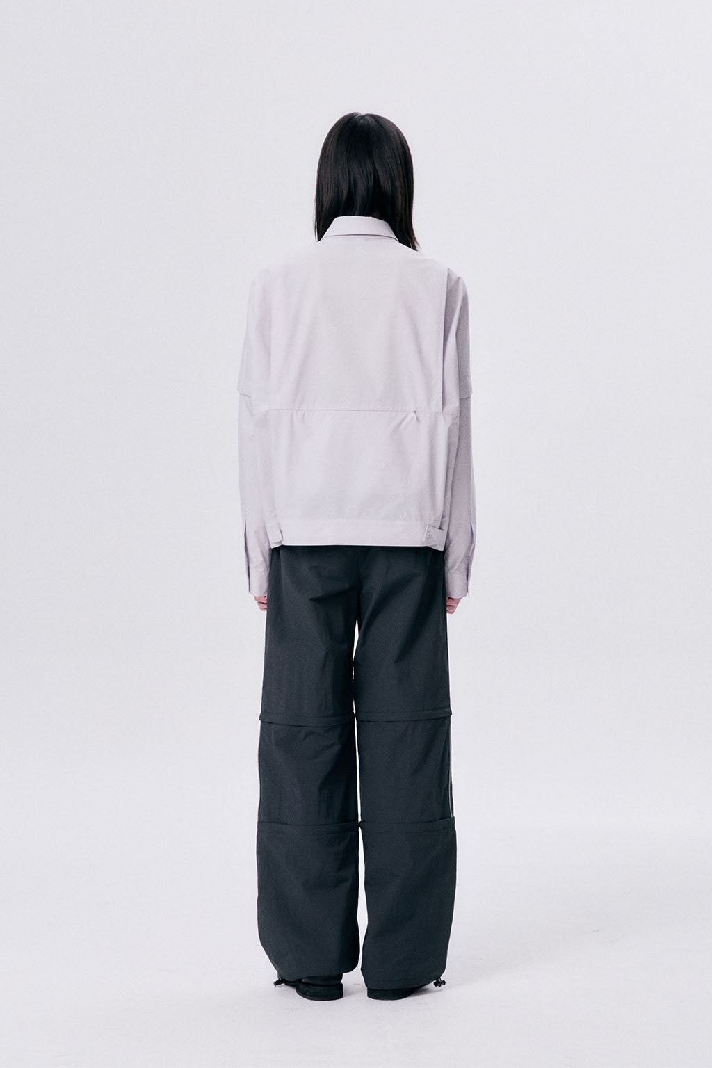 REFLECTED 3 PARTS PANTS / DARK GRAY