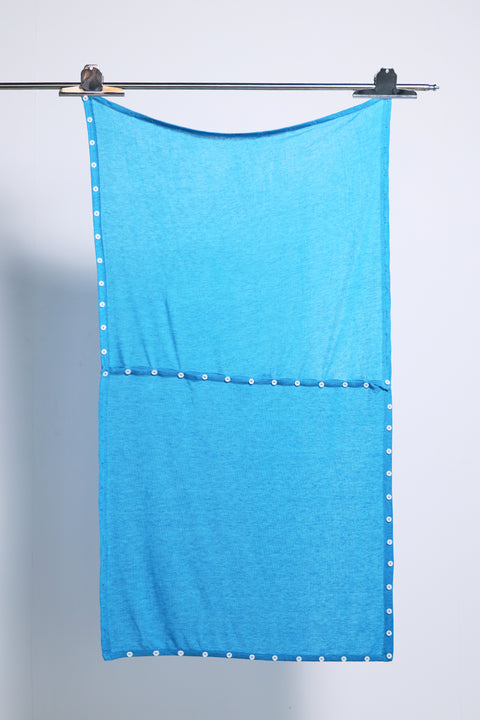THE KEEPER SCARF / CERULEAN BLUE