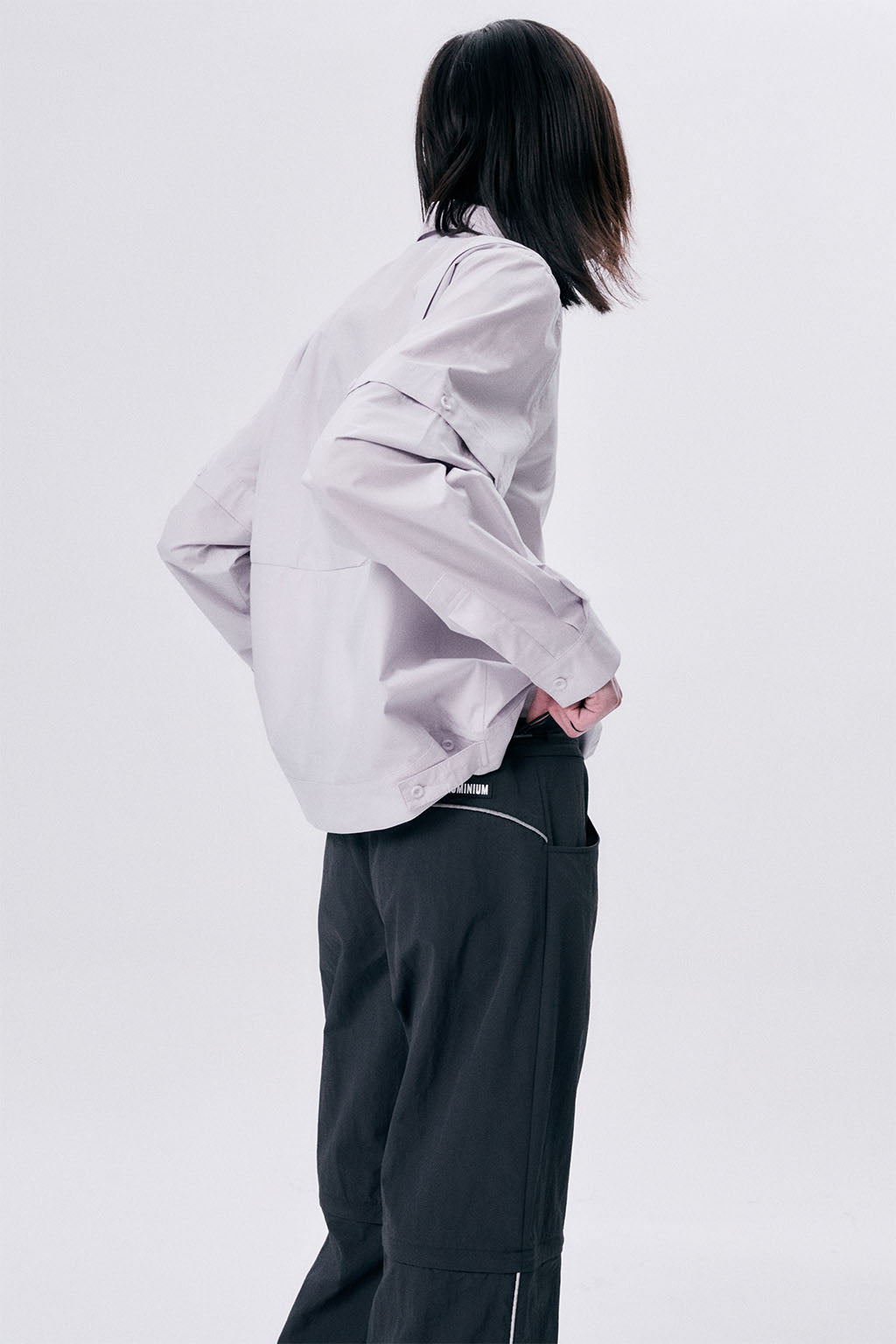 SHIRT JACKET / PALE PURPLE