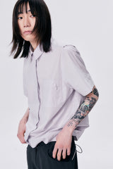 SHIRT JACKET / PALE PURPLE