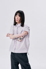 SHIRT JACKET / PALE PURPLE