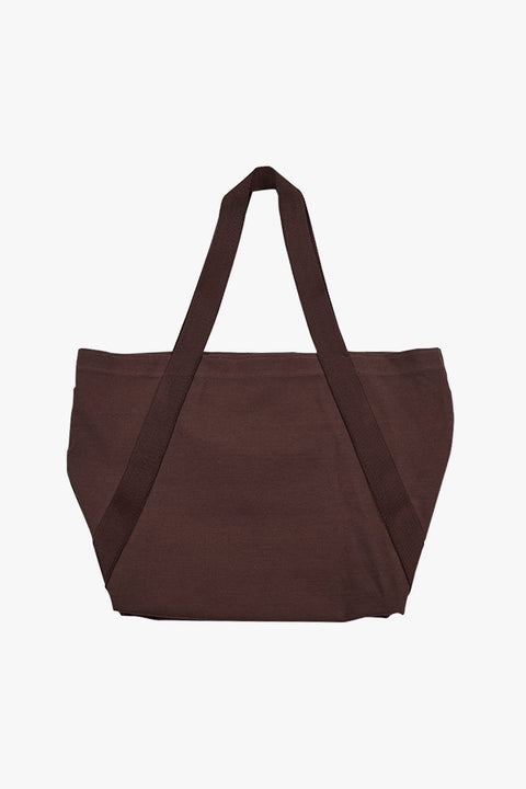 [Shipping September 1–7] TWILL TOTE BAG / BROWN
