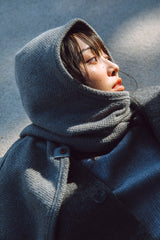 HOOD MUFFLER / GRAY