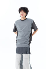 TRICOLOR TEE / GRAY