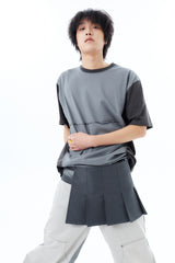 TRICOLOR TEE / GRAY