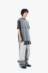 TRICOLOR TEE / GRAY