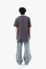 TRICOLOR TEE / GRAY