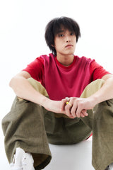 TRICOLOR TEE / RED