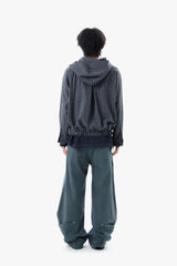 HEM POCKETS JEANS 2 / GREEN