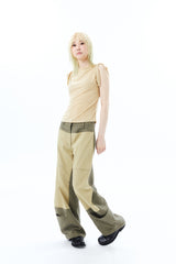 COWL SLEEVELESS / SAND