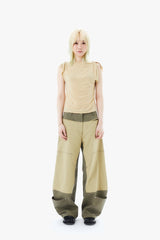 HEM POCKETS JEANS 2 / SAND