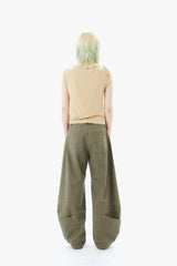 COWL SLEEVELESS / SAND