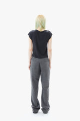 STRIPE BOOTSCUT / GRAY