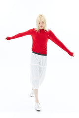 2-WAY JERSEY SKIRT / WHITE